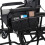 Wheelchair Side Bag with Cup Holder Black 1PC 1
