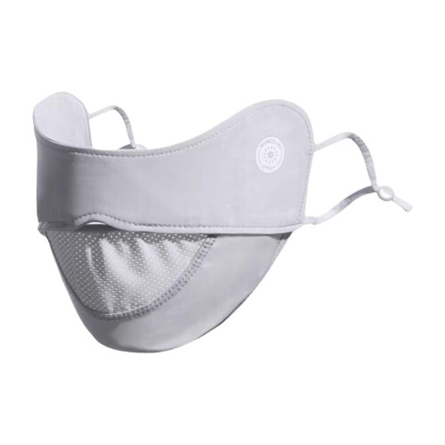 Polyamide face mask for sun protection during driving and