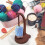 Solid Wood Yarn Stand with Magnetic Rotating Spindle 1 2