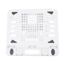 Plastic Laptop Rack White 1 Piece 10.8 x 10 Inches