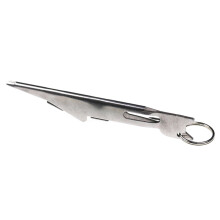Fishing Knot Tying Tool Stainless Steel Silver