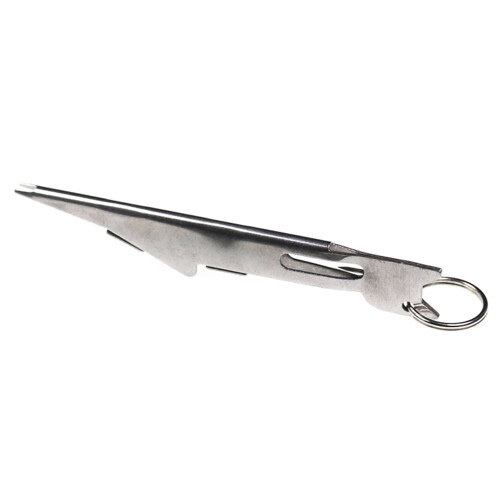 Fishing Knot Tying Tool Stainless Steel Silver