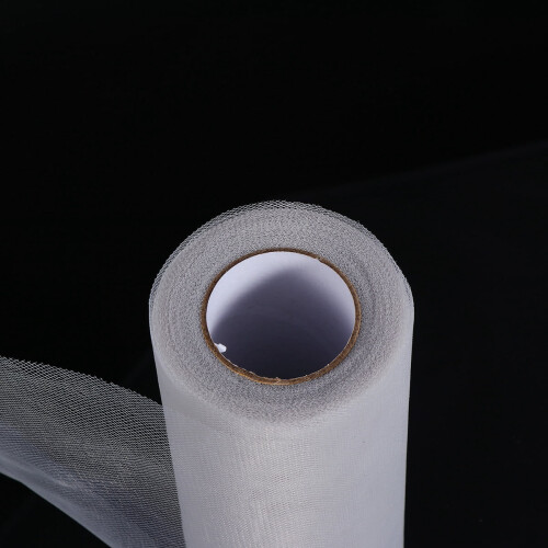 Tulle Fabric Roll Light Grey 1 Set 2