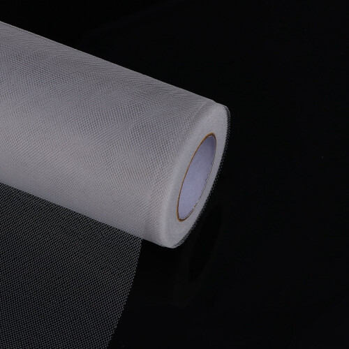 Light Grey Tulle Fabric for Crafts and Tutu Skirts 2