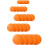 Lantern Pendant Light Fall Decorations Orange 25 Pcs 1