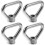 Eye Nut Heavy Duty Corrosion-Resistant Triangle Ring Nut 4 1