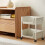 Rolling Storage Cart 2-Tier Portable Organizer with Wheels 1