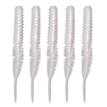 Soft Plastic Earthworm Lures Spiral Design 4 Pcs