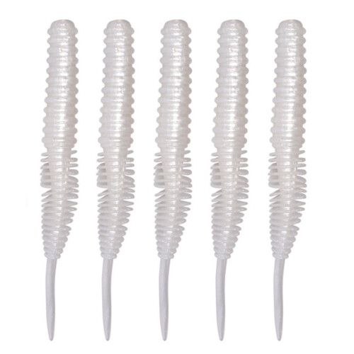Soft Plastic Earthworm Lures Spiral Design 4 Pcs