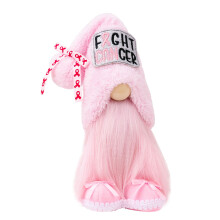 Cancer Awareness Gnome Plush Toy 12 inches