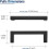 Cabinet Pulls Slim Square Bar Matte Black 30 Pack 2