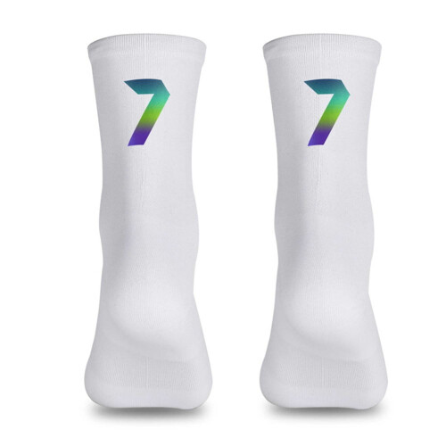 Cycling Socks Reflective Breathable Digital Colorful