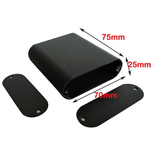 Aluminum Instrument Box for Electronics 25x70x75mm 1