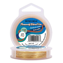Real Gold Plated Copper Wire 18-Gauge 33 Feet
