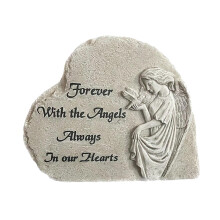 Angel Figurine Outdoor Backyard Decor Headstone
