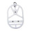 Shoe Clip Backpack Silicone Outdoor Climbing White 1