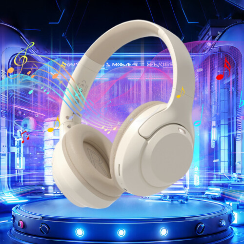 Bluetooth Over-Ear Headphones with Mic Stereo Foldable