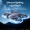 Drone με κάμερα διπλής LED, κράτημα ύψους, ταχύτητα χωρίς κεφαλή 8