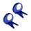 Hot Glue Gun Holder Stand Blue 2-Pack 3