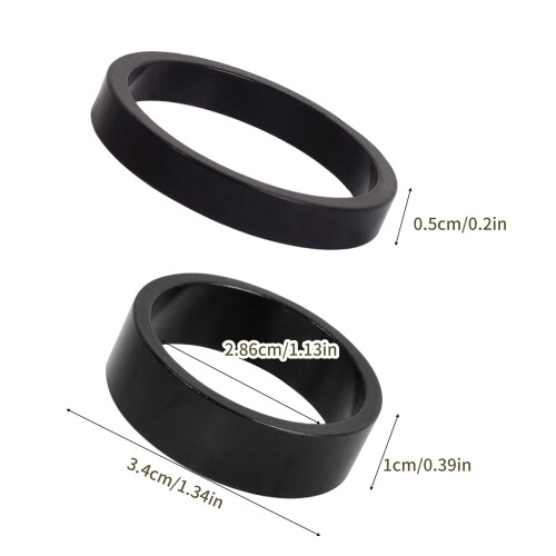 Bicycle Stem Spacer Aluminum Alloy 2 pcs 2