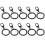 Metal Zipper Pull Replacement Black Detachable Slider 4