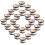Billiard Cleaning Machine Wool Ring Set 12 pcs 1