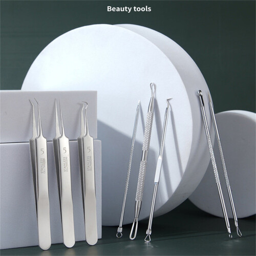 Stainless Steel Blackhead Clip Set 8PCS 1