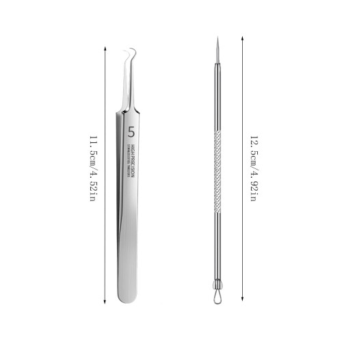 Stainless Steel Blackhead Clip Set 8PCS 2