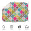 Geschirrtrockenunterlage mit Boho-Blumenmuster, Mikrofaser, 45,7 x 61 cm 2