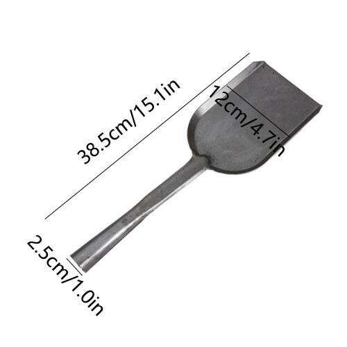 Kamin-Ascheschaufel, robust, Metall, 1-teilig 1