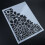 Floral Embossing Folder for Card Making Plastic Template 3