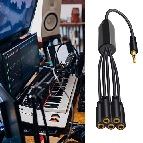 3.5mm AUX cable with 3/4/5/6-way splitter 1