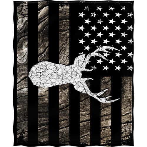 US Flag tæppe blødt og let 50x60 tommer 1