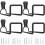 Metal Hose Holder Wall Mount 4 Pack 1