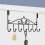 Over-Door Hooks Space-Saving Sturdy Decorative 1 Pack 6