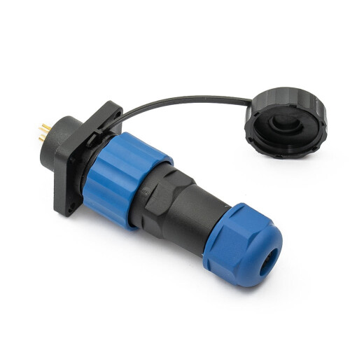 Enchufe cuadrado IP68 para paneles LED de exterior 5-45A 2