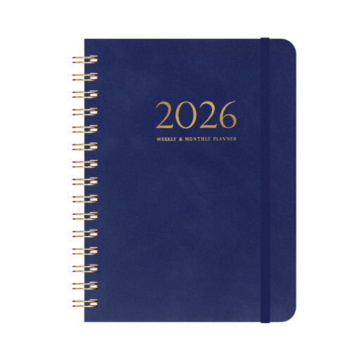 A5 Planner Faux Leather Hardcover 140 Sheets 1