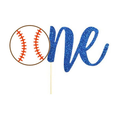 Baseball Theme Cake Toppers Set 3 Pieces 1