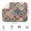 Mikrofaser-Geschirrset mit Boho-Blumenmuster, 45,7 x 61 cm 2