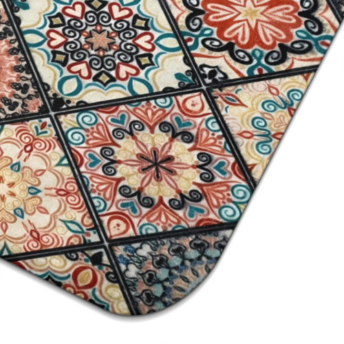 Mikrofaser-Geschirrset mit Boho-Blumenmuster, 45,7 x 61 cm 2
