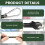 Kraftig latex elastisk snor, 112 cm, 10 stropper, opgraderet velcro. 4