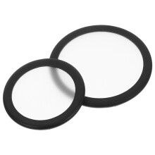 Stethoscope Diaphragm Black PVC 2 pcs