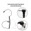 Luchtslang headsetkabel 2,5 mm jack 2,5 m 5