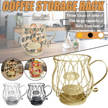 Coffee Pod Storage Rack Metal Cup-Shaped for Keurig 12 Pods