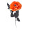 Halloween Eyeball Silk Roses Gothic Bush 10szt 2