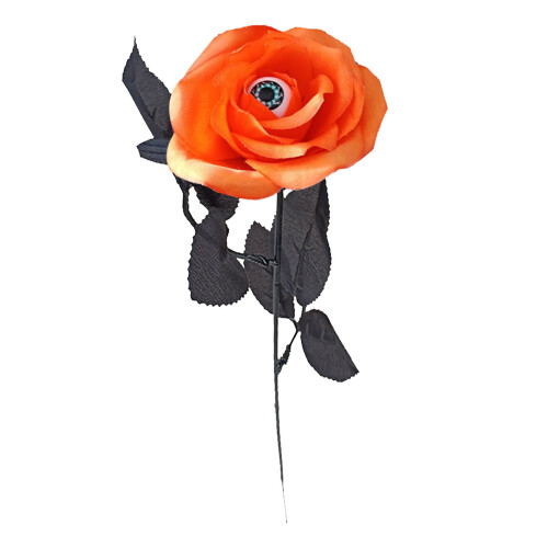 Halloween Eyeball Silk Roses Gothic Bush 10szt 1