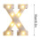 Lettere luminose a LED, grandi e decorative, alimentate a batteria 2
