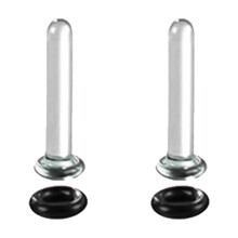 Glass Ear Stretching Plugs with O-Rings 1.6–12 mm