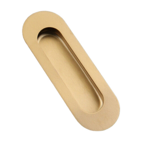 Stainless Steel Flush Door Handle Gold 5 Colors