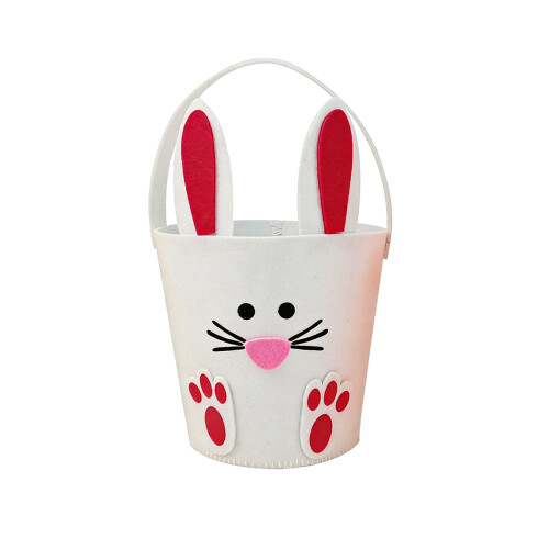 Easter basket non-woven bunny candy bucket 1 piece